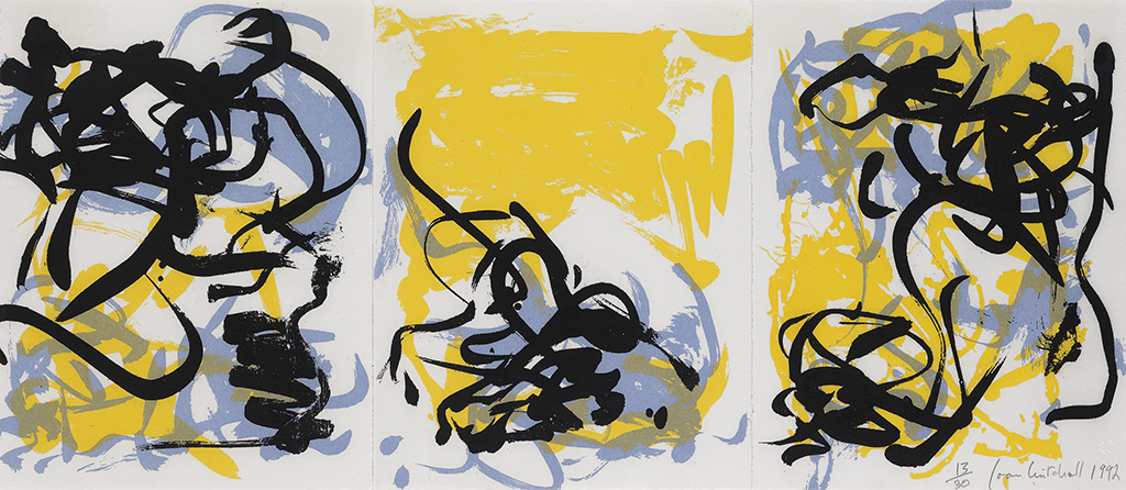 JOAN MITCHELL Little Weeds I (Triptych).